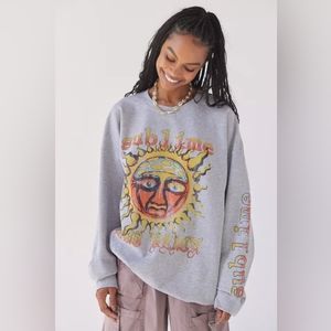URBN Sublime Sun Washed Pullover Sweatshirt  S/M